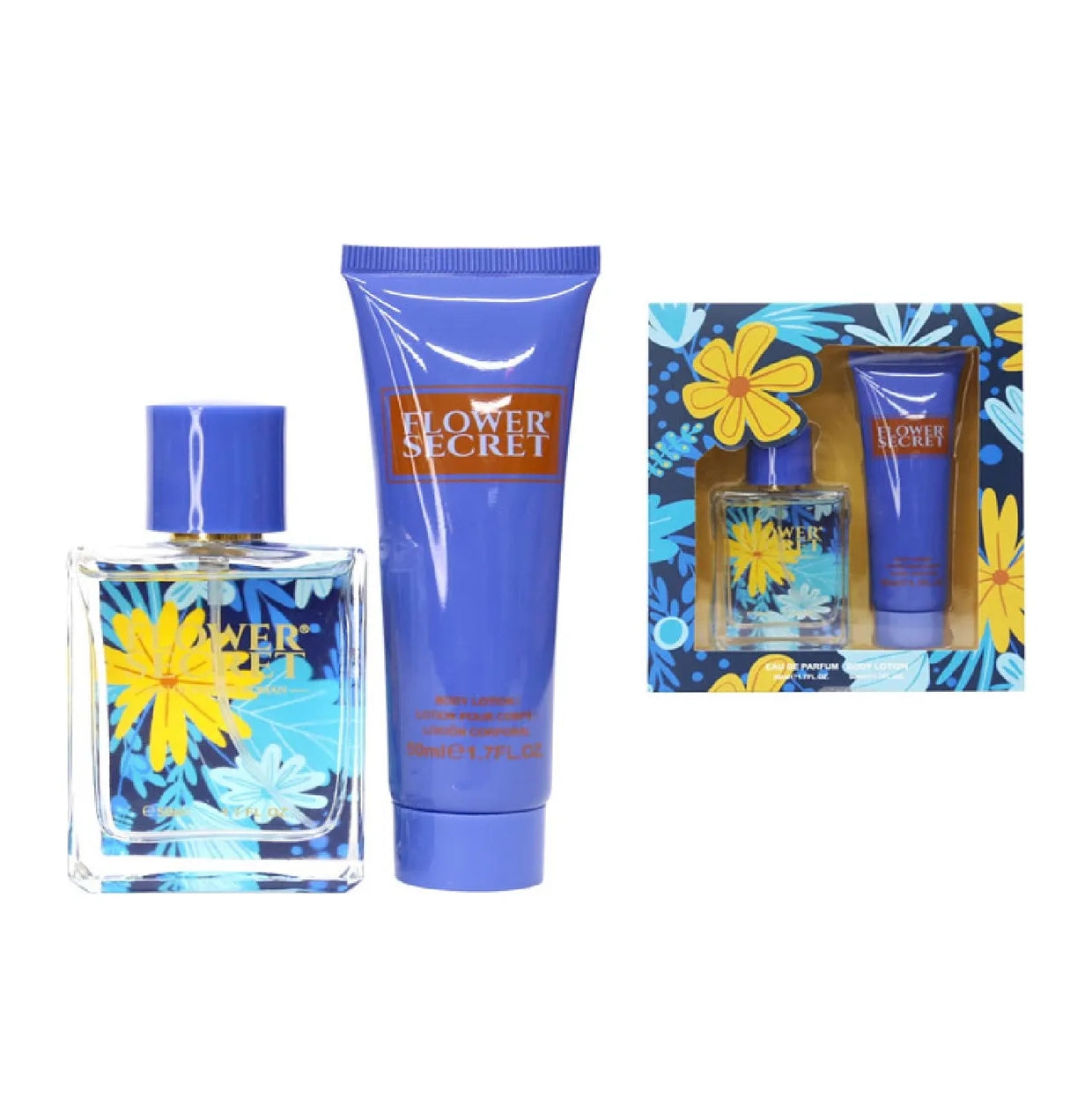 Set Perfume + Body Lotion 50ml Flower Secret Margarita