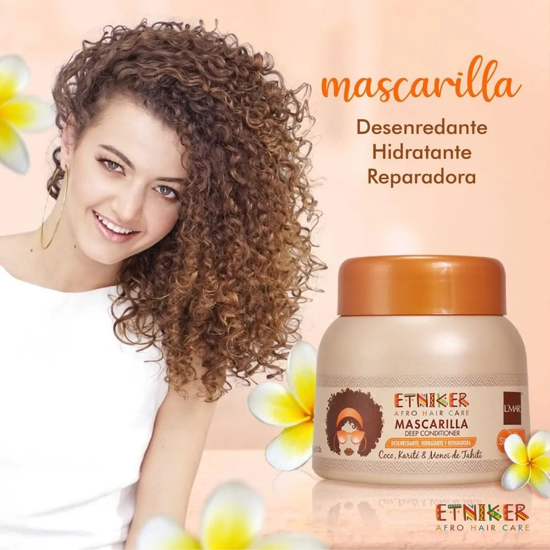 Mascarilla Acondicionadora Etniker 300g Coco, Karite Y Monoi - La Tiendita de la Jose