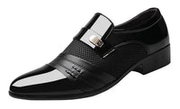 Oxfords Cuero Puntera Redonda Zapatos Casual Hombre - La Tiendita de la Jose