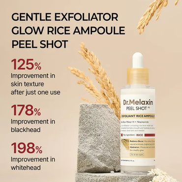 Ampolla Exfoliante Dr. Melaxin Peel Shot Glow De Arroz Blanc