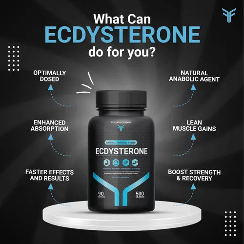 Supplement Fit And Focused Ecdysterone 500mg 90 Capsules