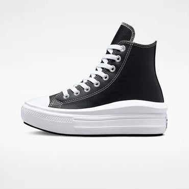 Zapatillas Para Mujer Foundational Leath Negros Converse - La Tiendita de la Jose