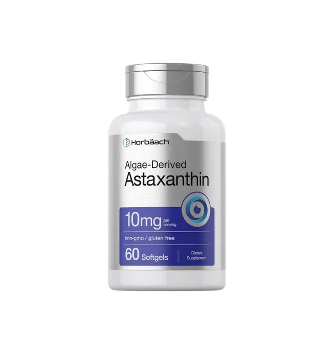 Suplemento Horbach: astaxantina 10 mg, 60 cápsulas de gelatina