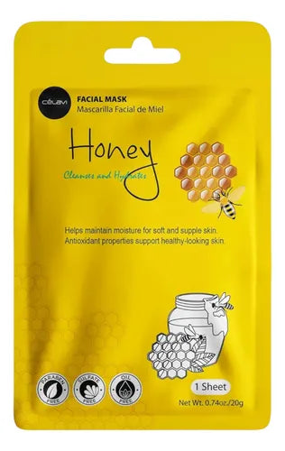 Pack 12 Mascarilla facial de miel