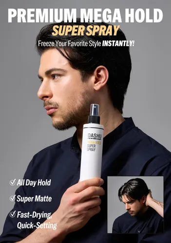 Laca para el cabello Dashu Premium Mega Hold Super Spray 250 ml - La Tiendita de la Jose