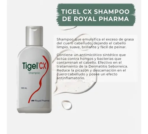 Tigel Cx Shampoo Antimicotico 100ml Nuevo