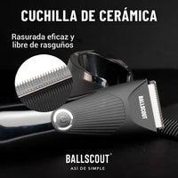Afeitadora Ballscout Silky Resistente Al Agua Kit Accesorios
