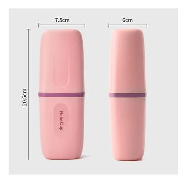 2 Pcs Soporte De Cepillos Dientes Estuche De Almacenamiento