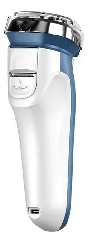 Afeitadora Gama Gsh987 Sport Usb Apta Para Ducha Inalámbrica Color Blanco con azul y negro