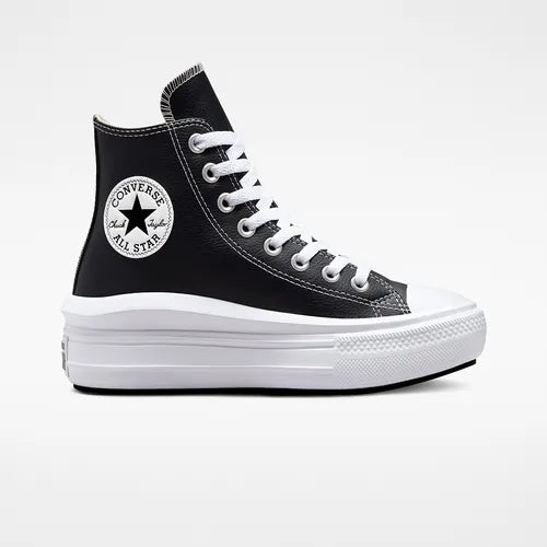 Zapatillas Para Mujer Foundational Leath Negros Converse - La Tiendita de la Jose