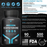 Supplement Fit And Focused Ecdysterone 500mg 90 Capsules