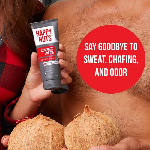 Deodorant Cream Happy Nuts Comfort For Men 100ml Unscented