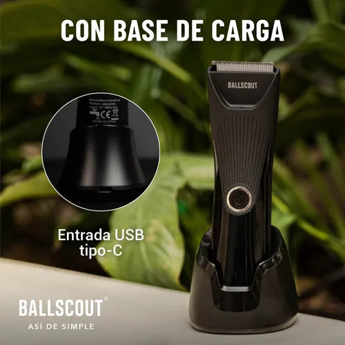 Afeitadora Ballscout Silky Resistente Al Agua Kit Accesorios
