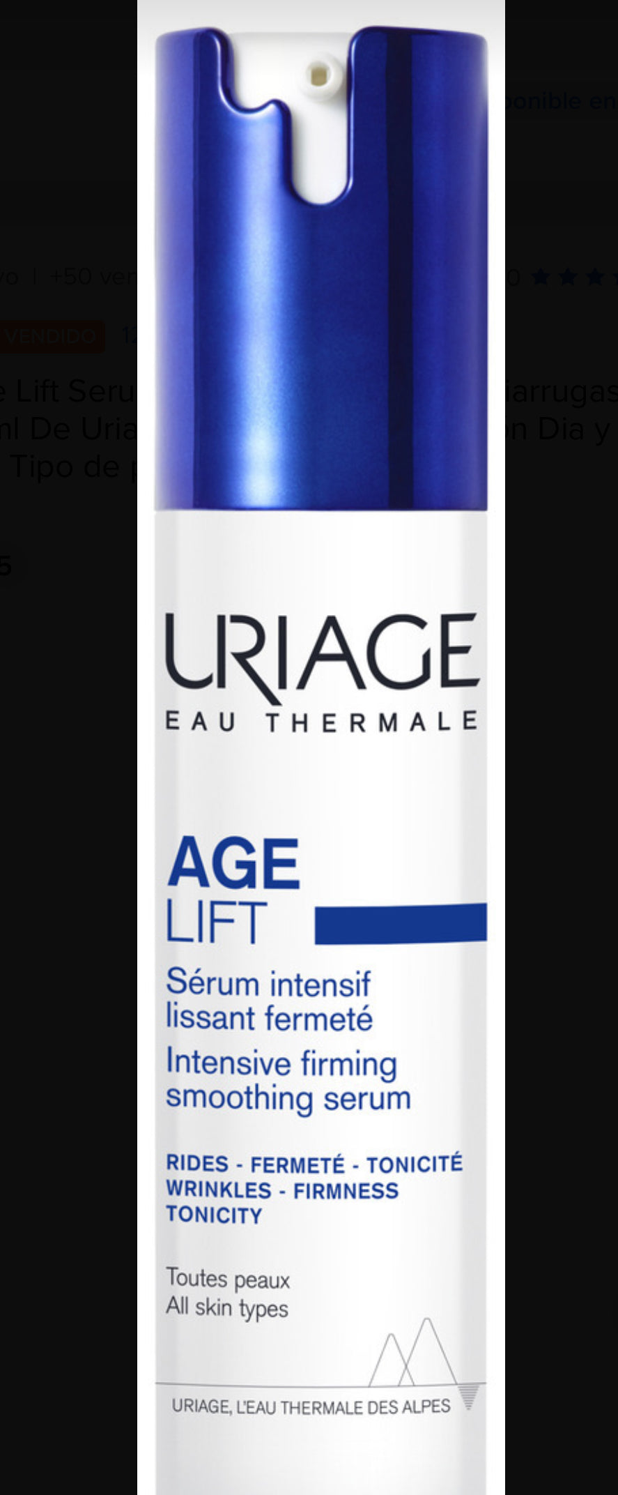 URIAGE
SERUM URIAGE ANTIEDAD AGE LIFT INTENSIVO REAFIRMANTE 30 ML
