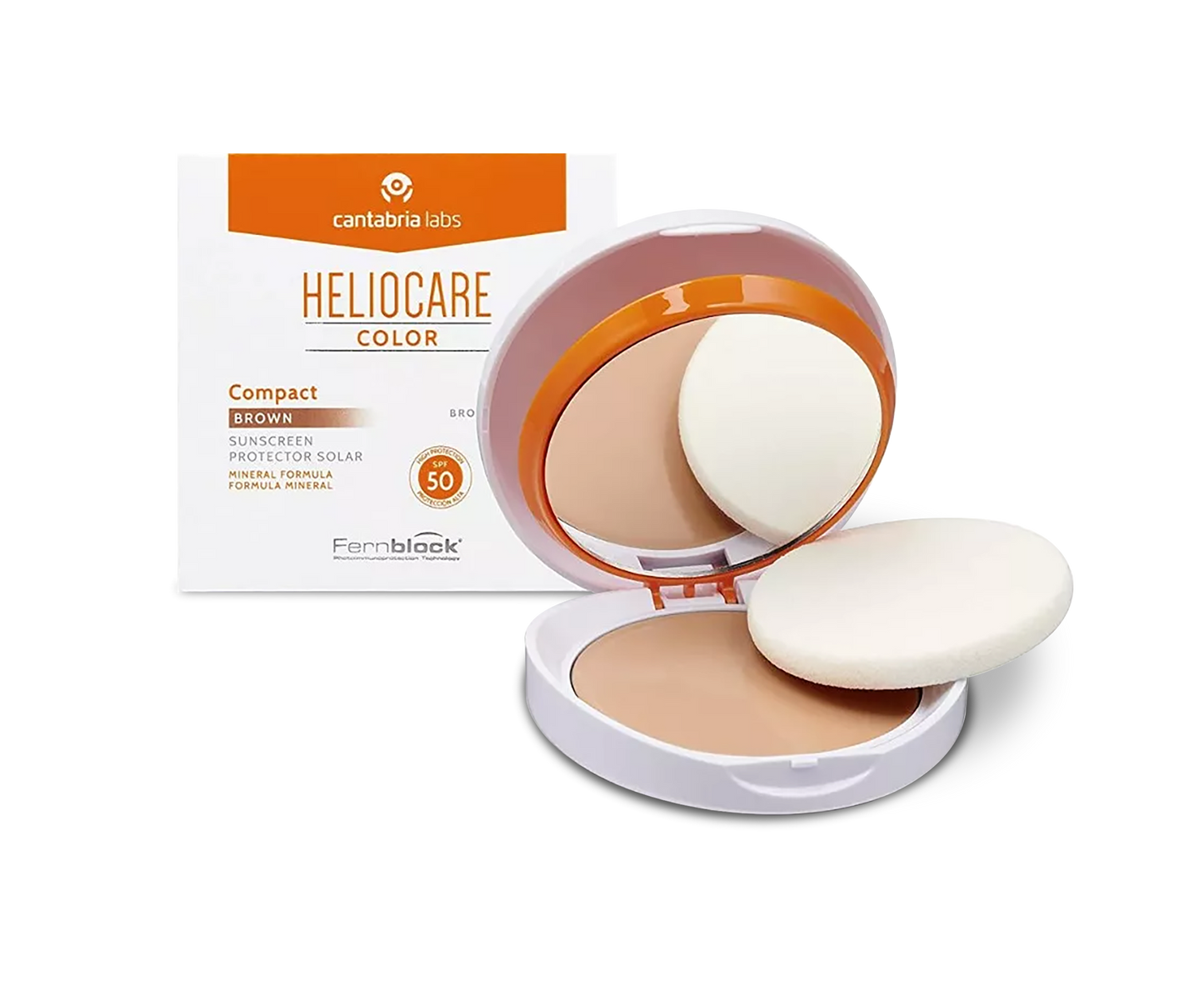 Heliocare Color Oil Free Brown FPS 50+ x 10 g Polvo Compacto