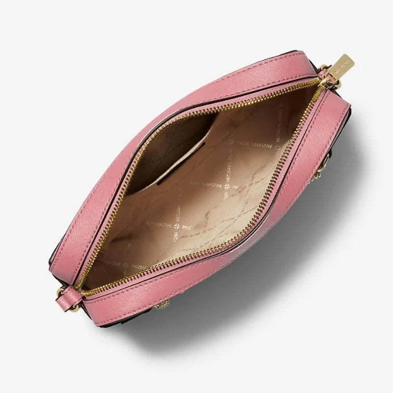 Cartera Michael Kors Jet Set Saffiano Rosa - La Tiendita de la Jose