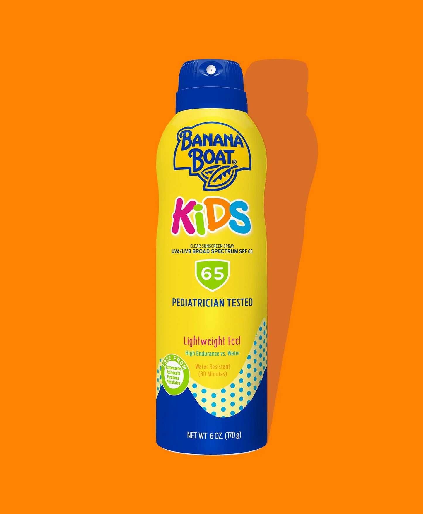 Barco bananaSpray continuo para niños FPS 65