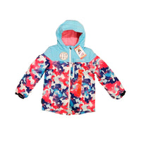 Chaqueta de nieve Hurley de invierno pesada para jóvenes/niñas resistente al agua pequeña