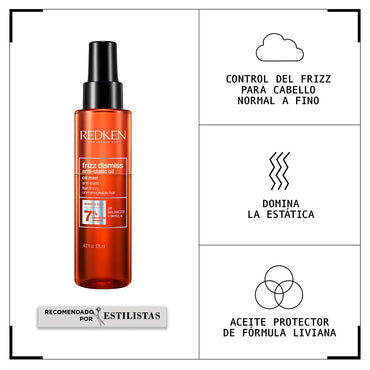 ACEITE BIFÁSICO REDKEN ANTI-STATIC FRIZZ DISMISS 125 ML