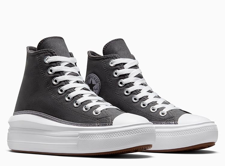 ZAPATILLAS UNISEX CONVERSE URBANO GRIS CHUCK TAYLOR ALL STAR MOVE - La Tiendita de la Jose