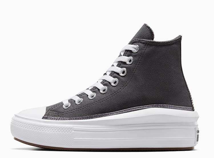 ZAPATILLAS UNISEX CONVERSE URBANO GRIS CHUCK TAYLOR ALL STAR MOVE - La Tiendita de la Jose