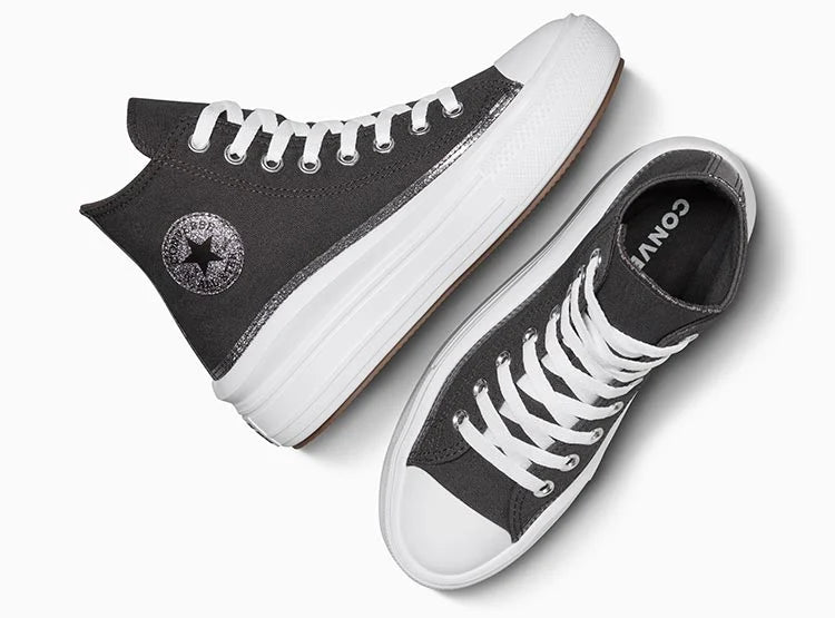 ZAPATILLAS UNISEX CONVERSE URBANO GRIS CHUCK TAYLOR ALL STAR MOVE - La Tiendita de la Jose