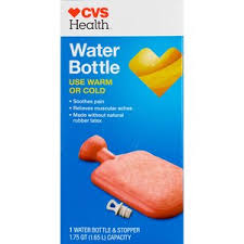 CVS Salud Botella de Agua Fría Cálida Bolsa de Goma Cálida Relajante Terapia de Calor Frío