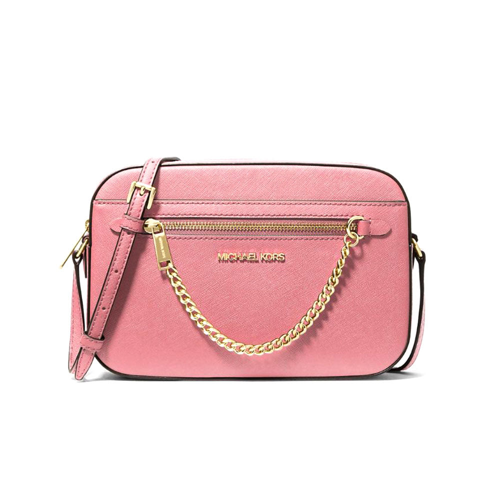 Cartera Michael Kors Jet Set Saffiano Rosa - La Tiendita de la Jose