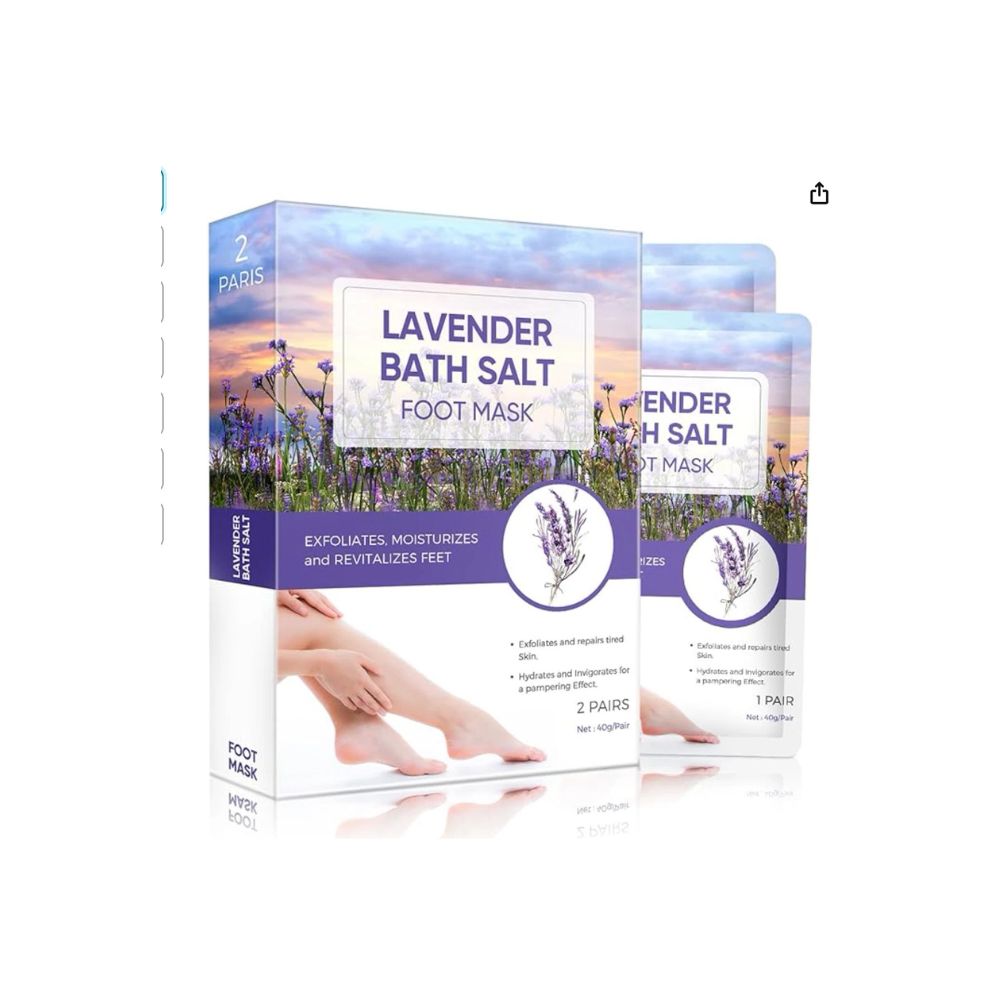 Máscara de exfoliación de pies, máscara de pie de lavanda. - La Tiendita de la Jose