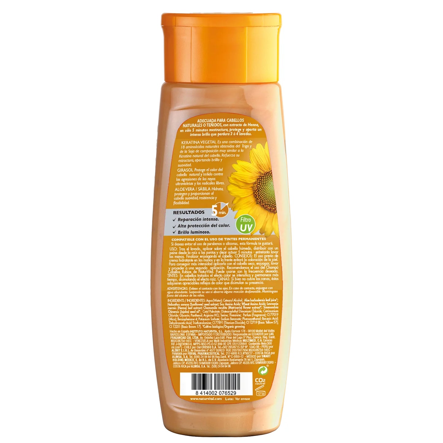 Mascarilla Coloursafe Rubios, Naturvital - La Tiendita de la Jose