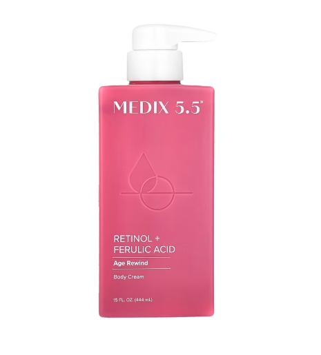 Medix 5.5, Body Cream, Retinol + Ferulic Acid, 15 fl oz (444 ml) - La Tiendita de la Jose