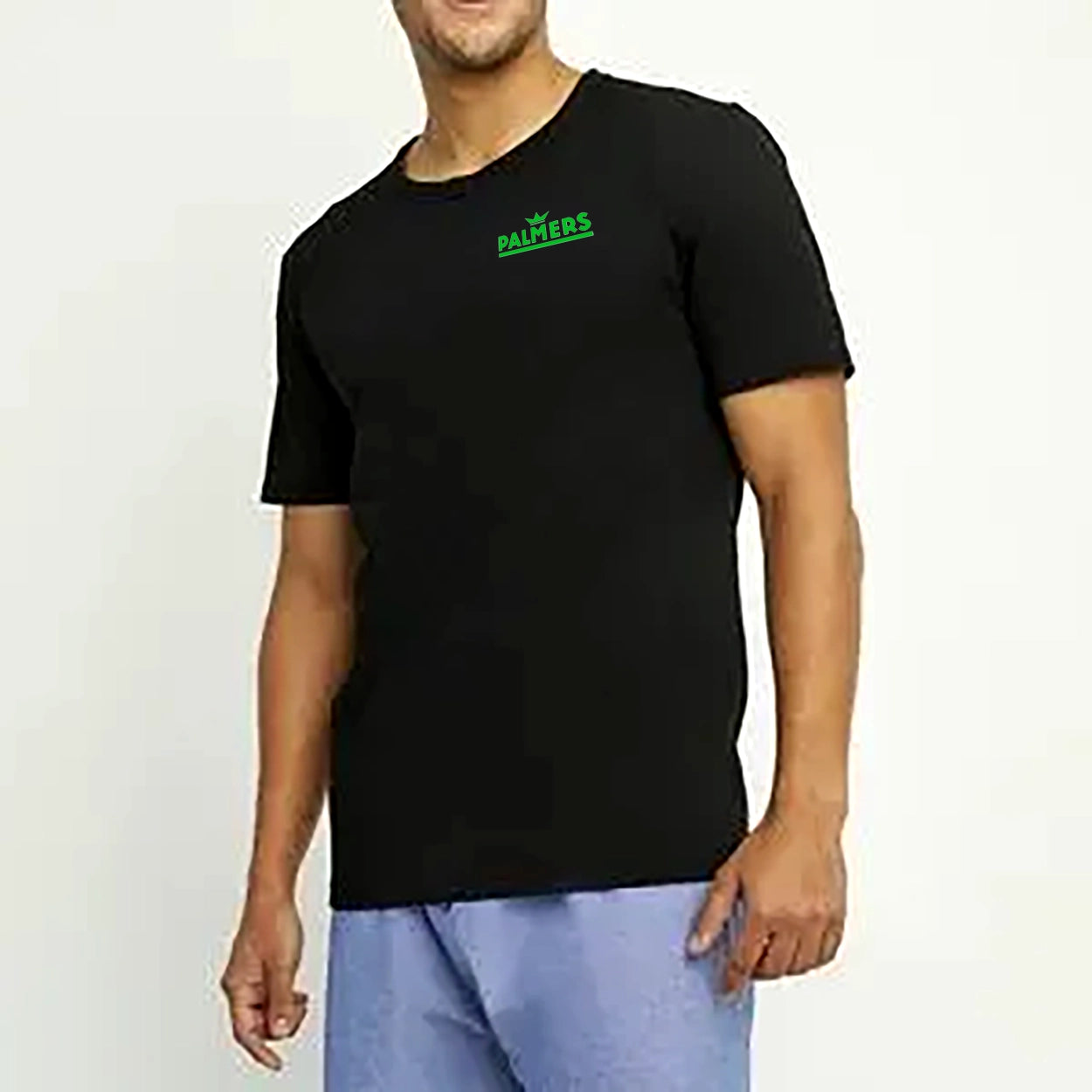 Pack x2 Camisetas Hombre Palmers – 100% Algodón Negro - La Tiendita de la Jose