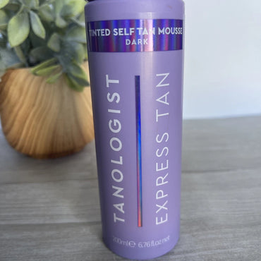 Mousse autobronceadora tintada Tanologist Express oscura - La Tiendita de la Jose