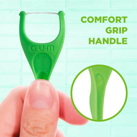 Hilo dental en ángulo GUM perfectas para dientes apretados extra fuertes resistentes - La Tiendita de la Jose