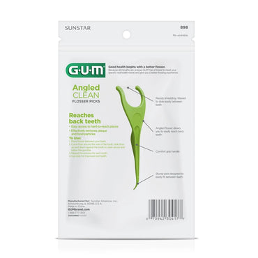 Hilo dental en ángulo GUM perfectas para dientes apretados extra fuertes resistentes - La Tiendita de la Jose