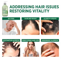 shampoo para el crecimiento del cabello de romero con biotina y aceite de árbol de té - La Tiendita de la Jose