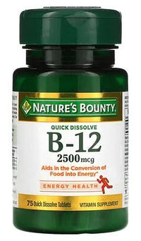 Nature's Bounty Vitamina B12 Saborizante natural de cereza - La Tiendita de la Jose