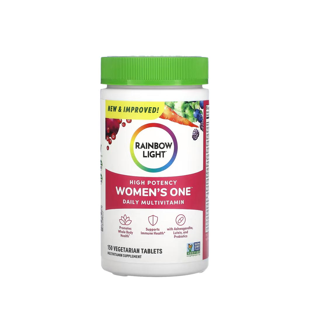 Suplemento multivitamínico diario para mujeres, Alta potencia, 150 comprimidos vegetales women one - La Tiendita de la Jose